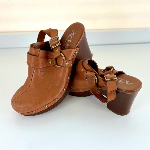 Korks Tan Mule / Clogs - Picture 1 of 6